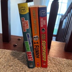 Set of 3 James Patterson kids books